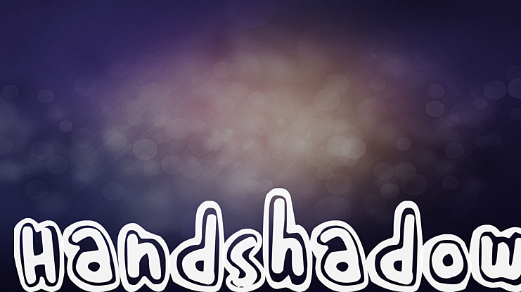 HandShadow Font