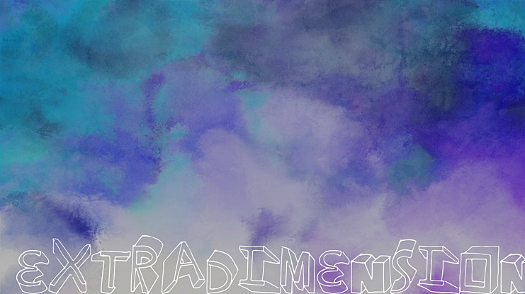 ExtraDimension Font