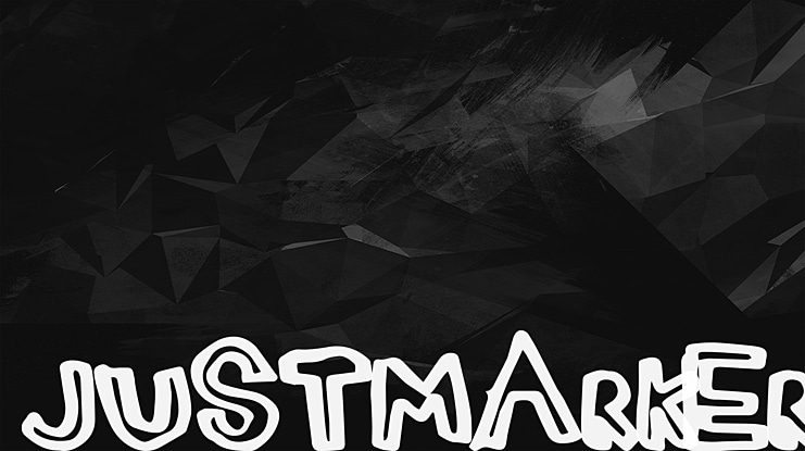 JustMarker Font