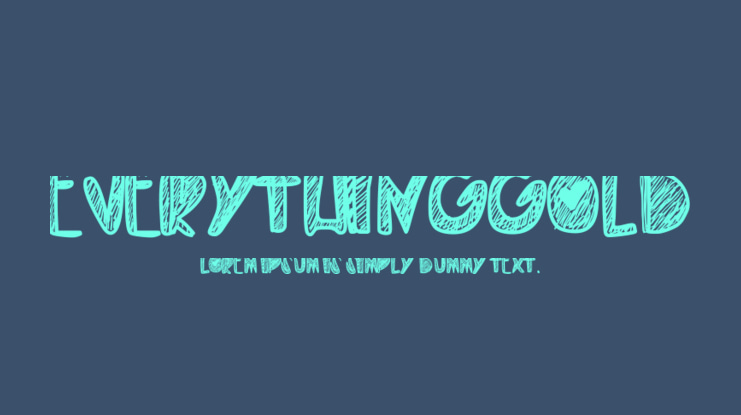 EverythingGold Font