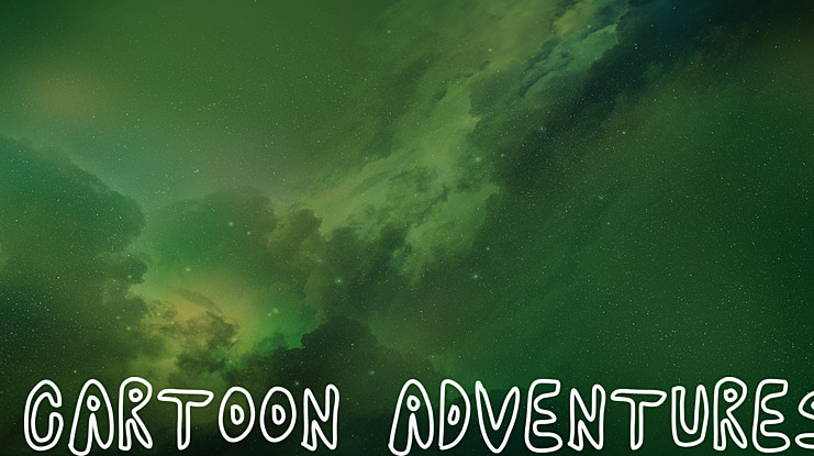 cartoon adventures Font