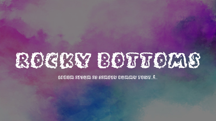 Rocky Bottoms Font