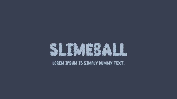 Slimeball Font