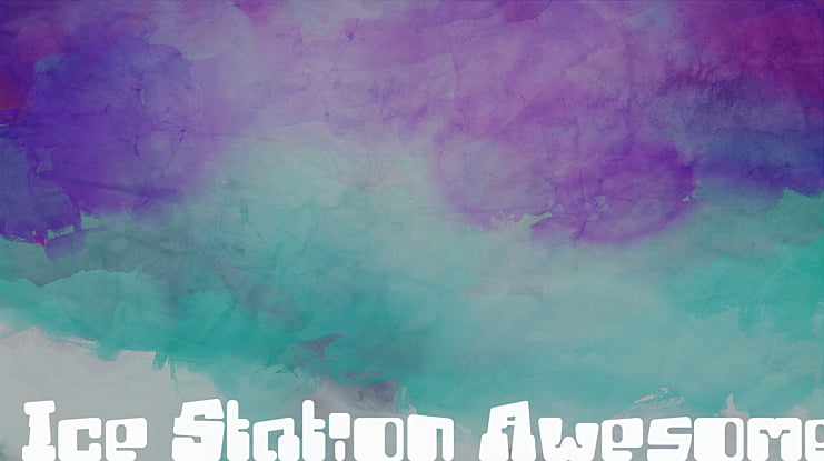 Ice Station Awesome Font