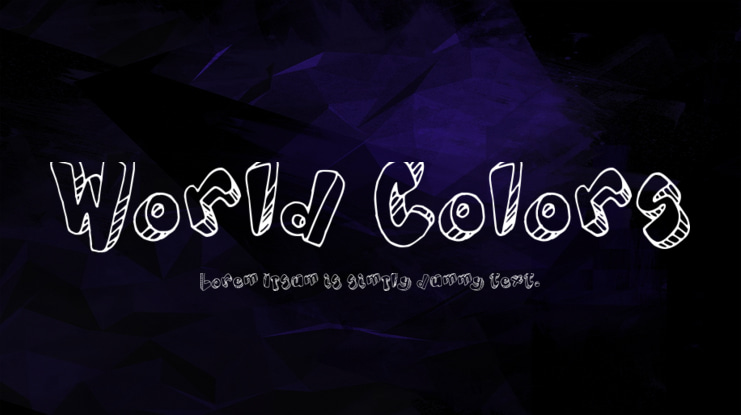 World Colors Font