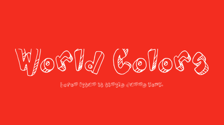 World Colors Font