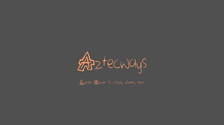 Aztecways Font