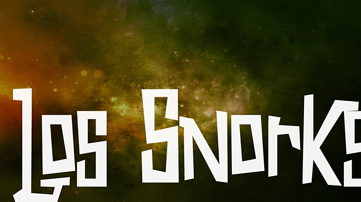 Los Snorks Font