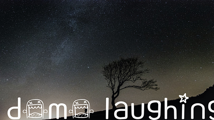 domo laughing Font