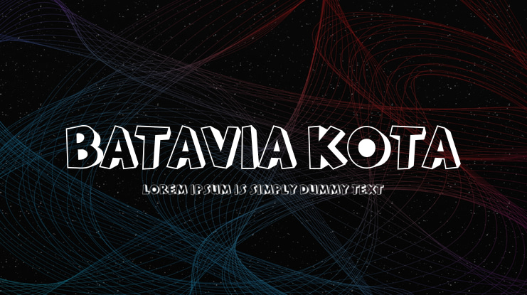 BATAVIA KOTA Font