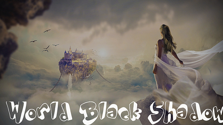 World Black Shadow Font