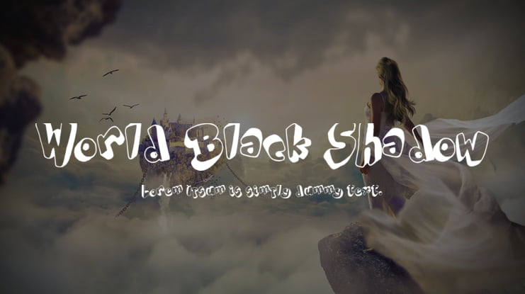 World Black Shadow Font