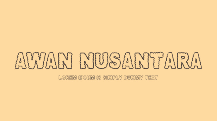 AWAN NUSANTARA Font