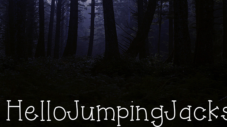 HelloJumpingJacks Font