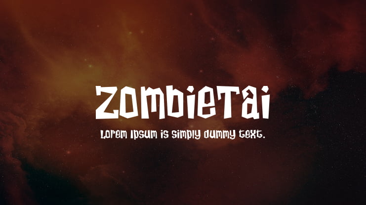ZombieTai Font