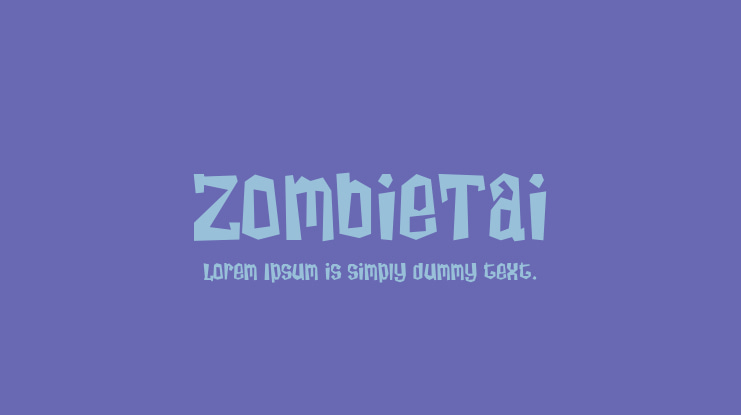 ZombieTai Font