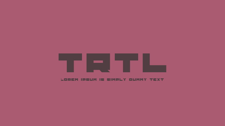 TRTL Font