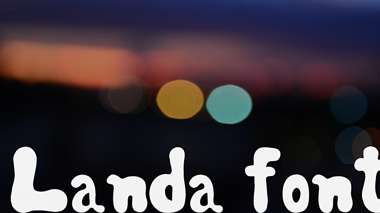 Landa font