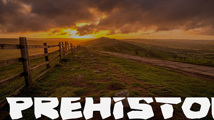 Prehistoric Caveman Font