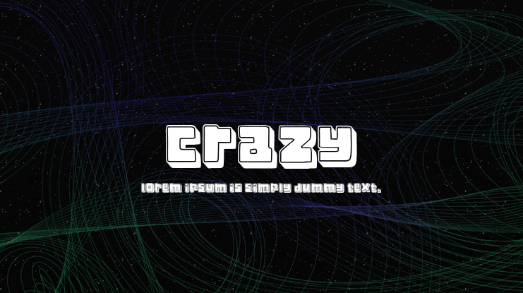 Crazy Font Family