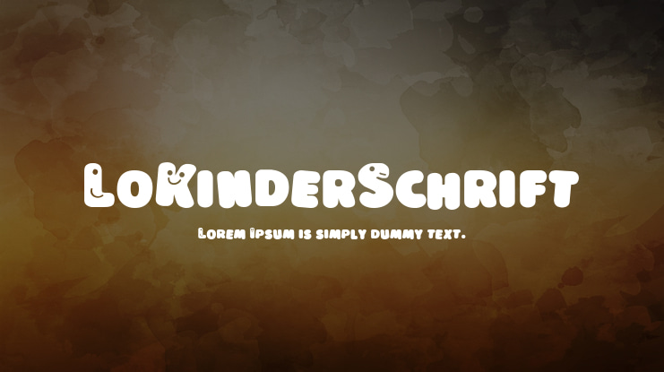 LoKinderSchrift Font Family