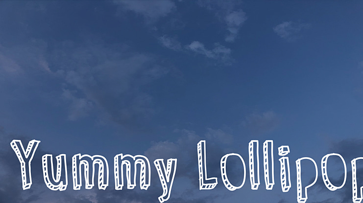 Yummy Lollipop Font