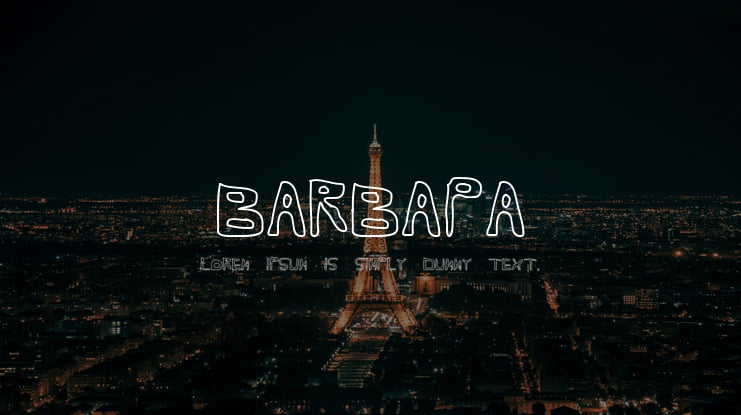 Barbapa Font