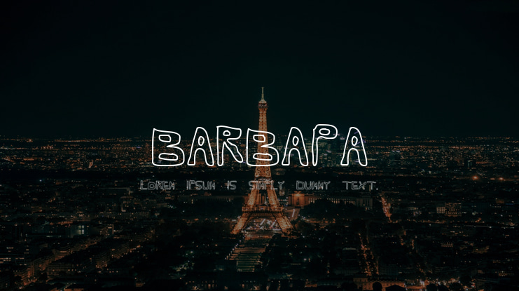 Barbapa Font