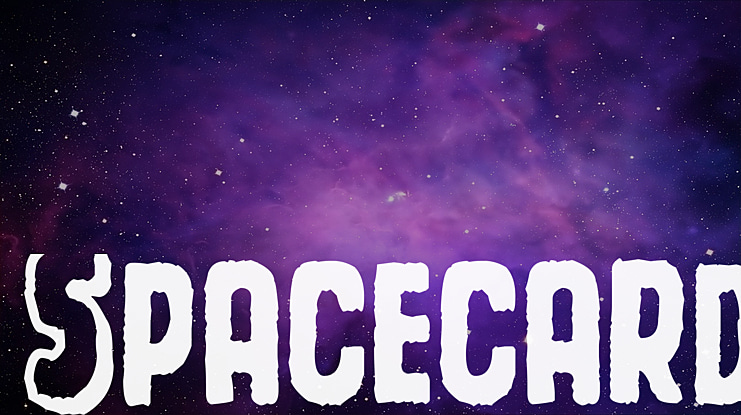 Spacecard Font