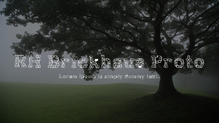 RH Brickhaus Proto Font Family