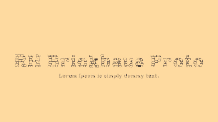 RH Brickhaus Proto Font Family