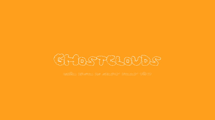 GhostClouds Font