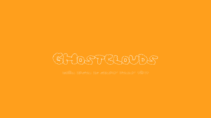 GhostClouds Font