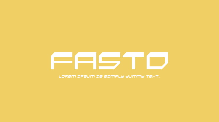 Fasto Font