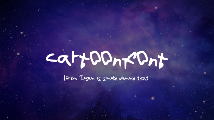 cartoonfont Font