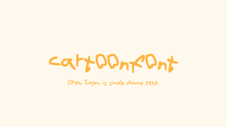 cartoonfont Font