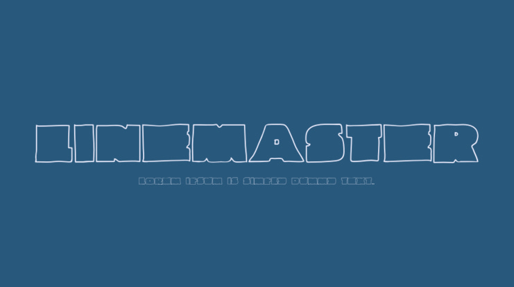 Linemaster Font