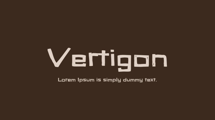 Vertigon Font
