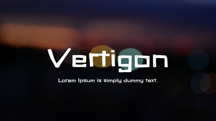 Vertigon Font
