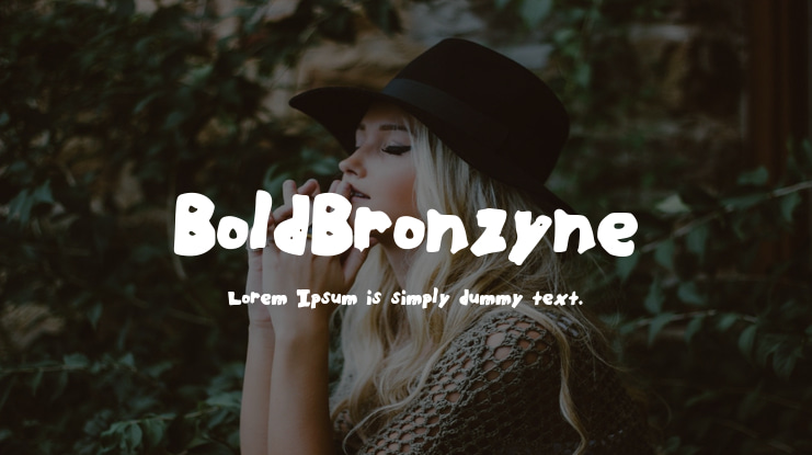 BoldBronzyne Font
