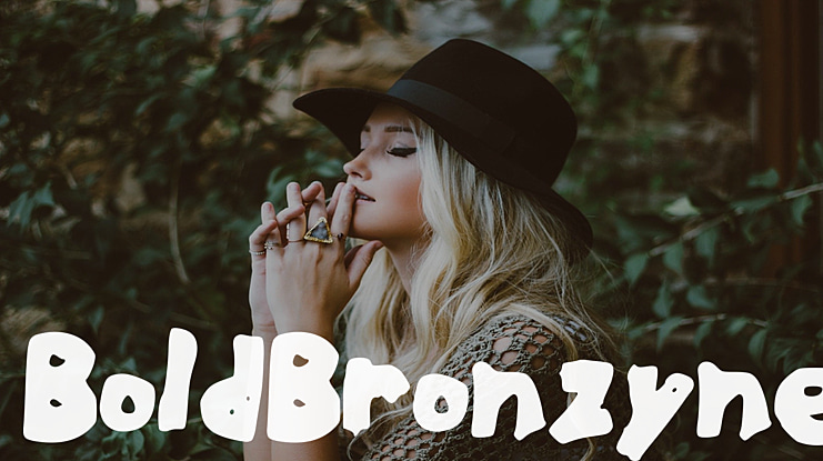 BoldBronzyne Font