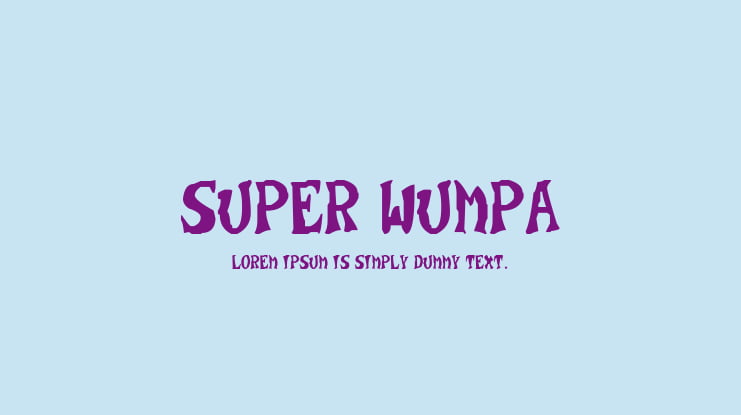 Super Wumpa Font