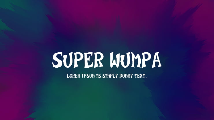 Super Wumpa Font