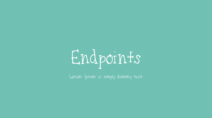 Endpoints Font