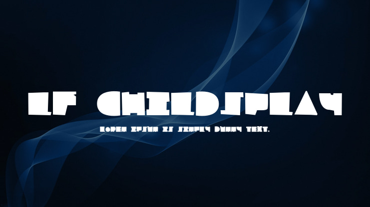 LF Childsplay Font