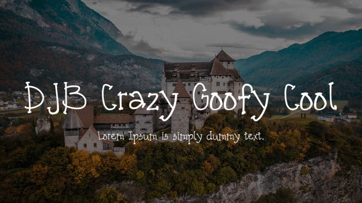 DJB Crazy Goofy Cool Font