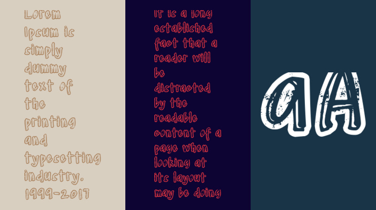 DJB Worn at the Knees Font