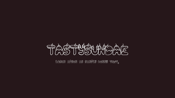 TastySundae Font