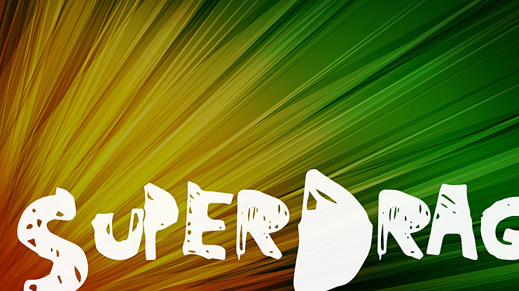 SuperDrag Font