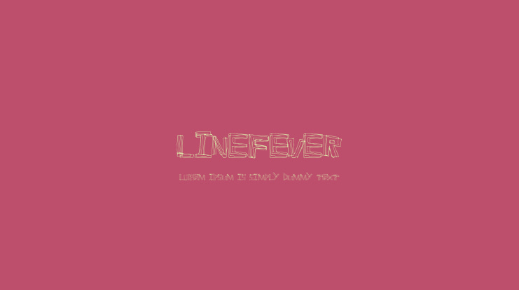 LineFever Font